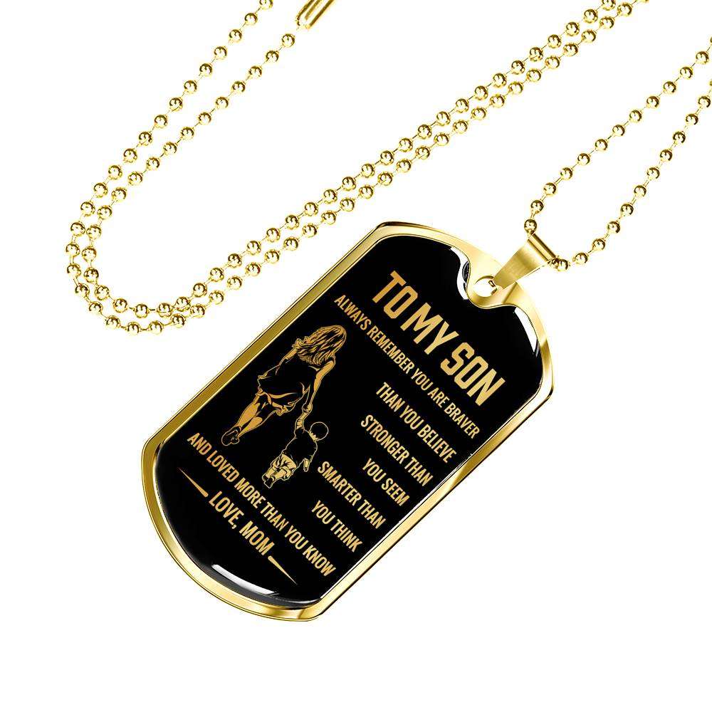 Son Dog Tag, Gift For Son Birthday, Dog Tags For Son, Engraved Dog Tag For Son, Father And Son Dog Tag-52 Gifts For Son Rakva
