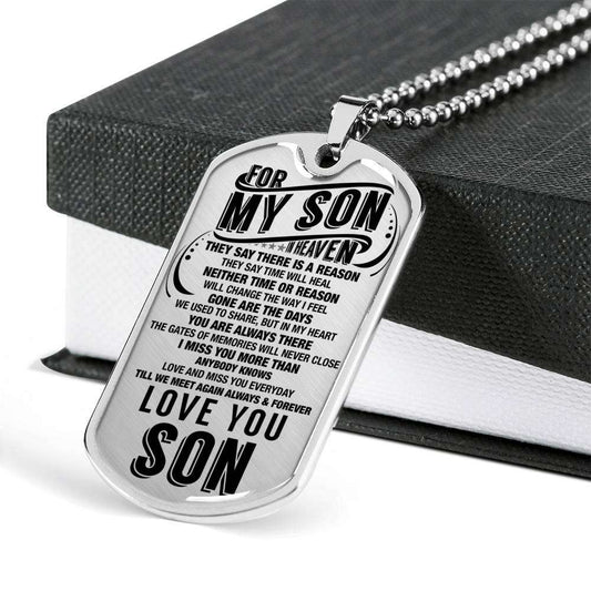 Son Dog Tag, Gift For Son Birthday, Dog Tags For Son, Engraved Dog Tag For Son, Father And Son Dog Tag-90 Gifts For Son Rakva