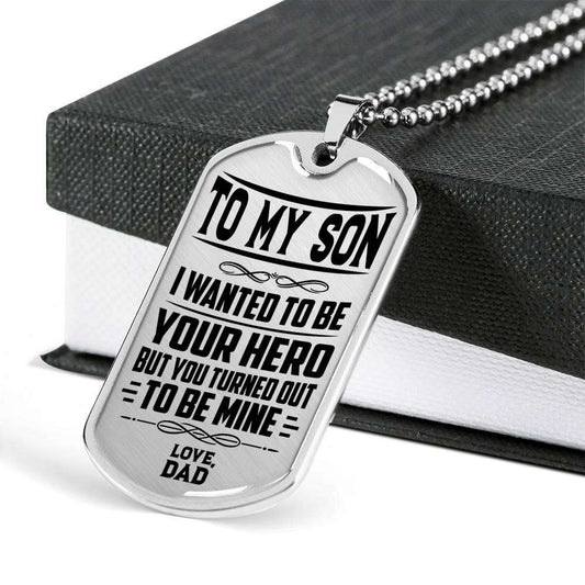 Son Dog Tag, Gift For Son Birthday, Dog Tags For Son, Engraved Dog Tag For Son, Father And Son Dog Tag-97 Gifts For Son Rakva