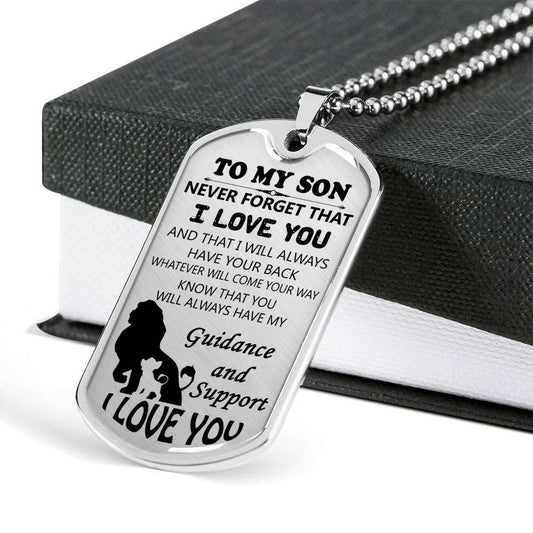 Son Dog Tag, To My Son Custom Picture Dog Tag: Gift For Son, Necklace For Son, Gift For Son Dog Tag-8 Gifts For Son Rakva