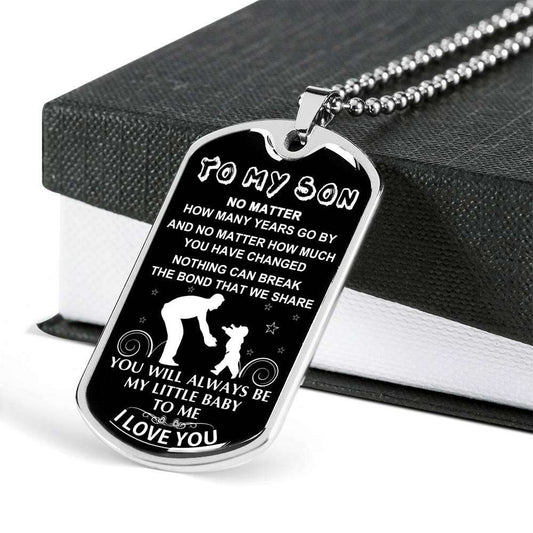 Son Dog Tag, To My Son Dog Tag: Gift For Son, Necklace For Son, Gift For Son Dog Tag-5 Gifts For Son Rakva