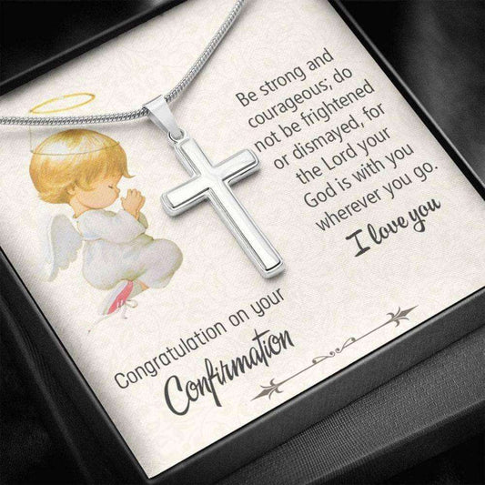 Son Necklace, Confirmation Gifts Necklace From Parents, Godparent, Christian Necklace Rakva