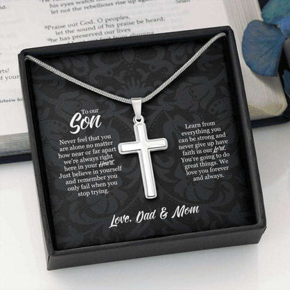 Son Necklace, To Our Son Necklace From Dad And Mom, Son Christmas Gifts, Confirmation Gift For Boys Gifts For Son Rakva