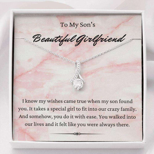 Son’S Girlfriend Necklace, To My Son’S Beautiful Girlfriend Necklace, Gift For Sons Girlfriend Rakva
