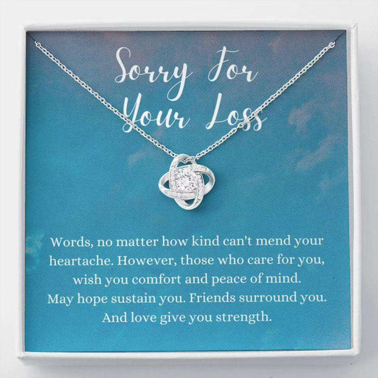 Sorry For Your Loss Necklace Gift, Loss Of Husband Gift, Grief Gift, Memorial Gift Rakva