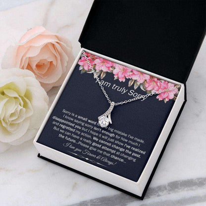 Sorry Necklace Gift For Her, Apology Necklace Gift From Boyfriend, Gift To Apologize, Gifts For Apology, Sorry Gift For Girlfriend For Karwa Chauth Rakva
