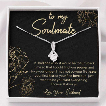 Soulmate Necklace, Gift For Soulmate, Newly Engaged Gift, Engagement Gifts Necklace For Karwa Chauth Rakva