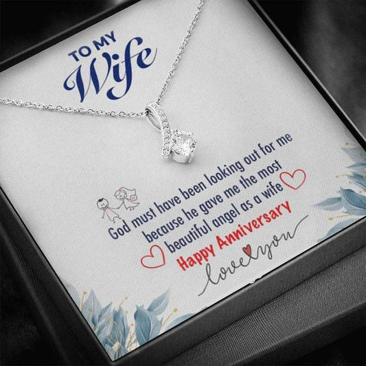 Special Anniversary Gift To Wife - 925 Sterling Silver Pendant For Karwa Chauth Rakva
