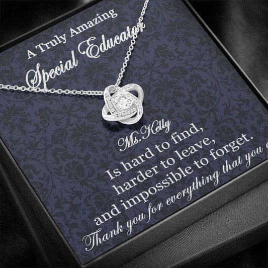 Special Education Teacher Gifts, Gift For Autism Teacher Gift, Autism Special Needs Teacher Gift, Autism Awareness Love Knot, Appreciation Rakva