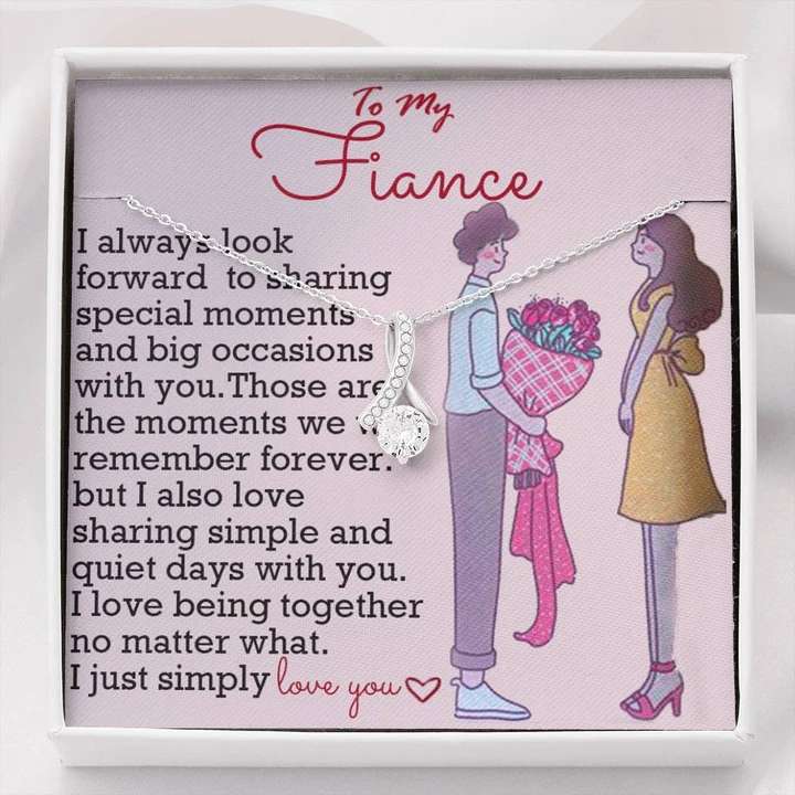 Special Gift For Fiancã© Female - 925 Sterling Silver Pendant Gifts for Future Wife / fiance Rakva