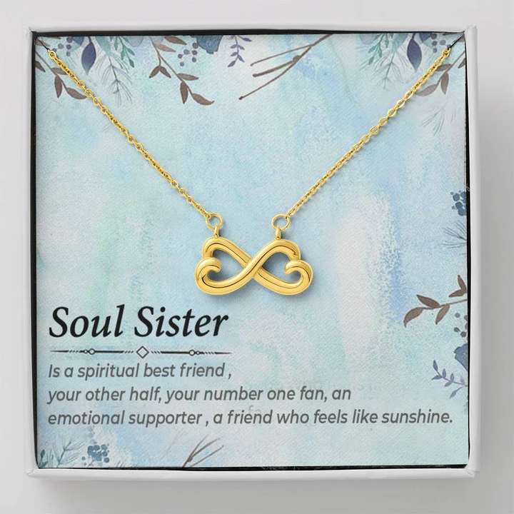 Special Gift For Soul Sister/Female Best Friend - 925 Sterling Silver Pendant Gifts For Friend Rakva