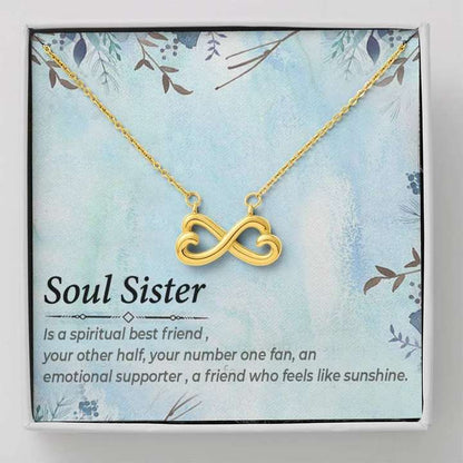Special Gift For Soul Sister/Female Best Friend - 925 Sterling Silver Pendant Gifts For Friend Rakva