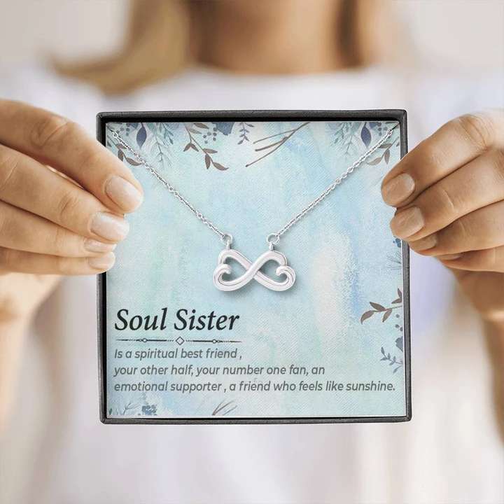 Special Gift For Soul Sister/Female Best Friend - 925 Sterling Silver Pendant Gifts For Friend Rakva