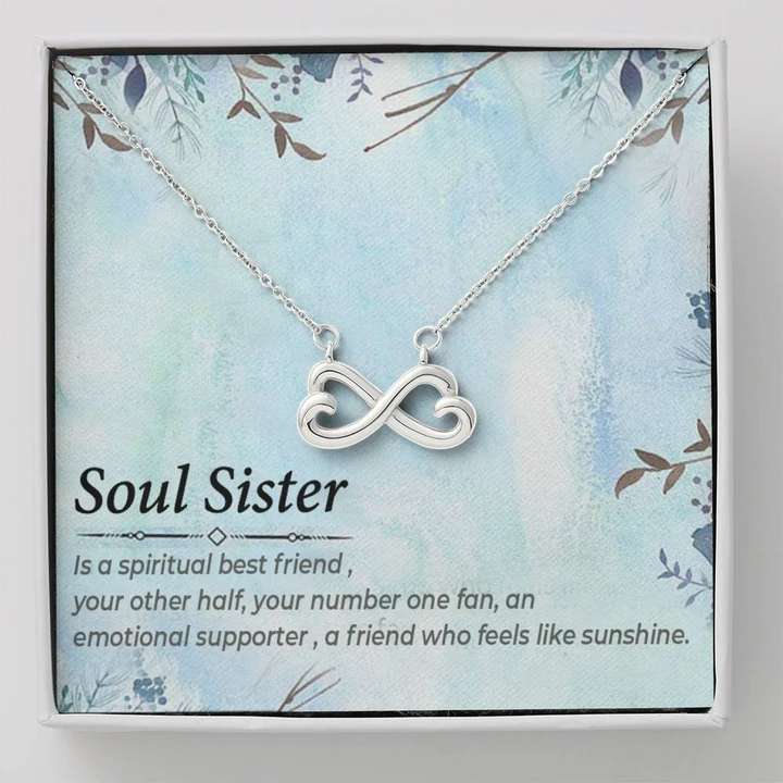 Special Gift For Soul Sister/Female Best Friend - 925 Sterling Silver Pendant Gifts For Friend Rakva