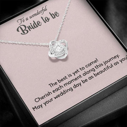 Special Gift Idea For Bride - Pure Silver Pendant With Message Card Gift For Bride Rakva