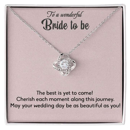 Special Gift Idea For Bride - Pure Silver Pendant With Message Card Gift For Bride Rakva