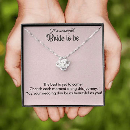 Special Gift Idea For Bride - Pure Silver Pendant With Message Card Gift For Bride Rakva
