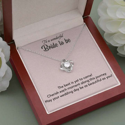 Special Gift Idea For Bride - Pure Silver Pendant With Message Card Gift For Bride Rakva