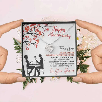 Special Marriage Anniversary Gift For Wife - 925 Sterling Silver Pendant For Karwa Chauth Rakva