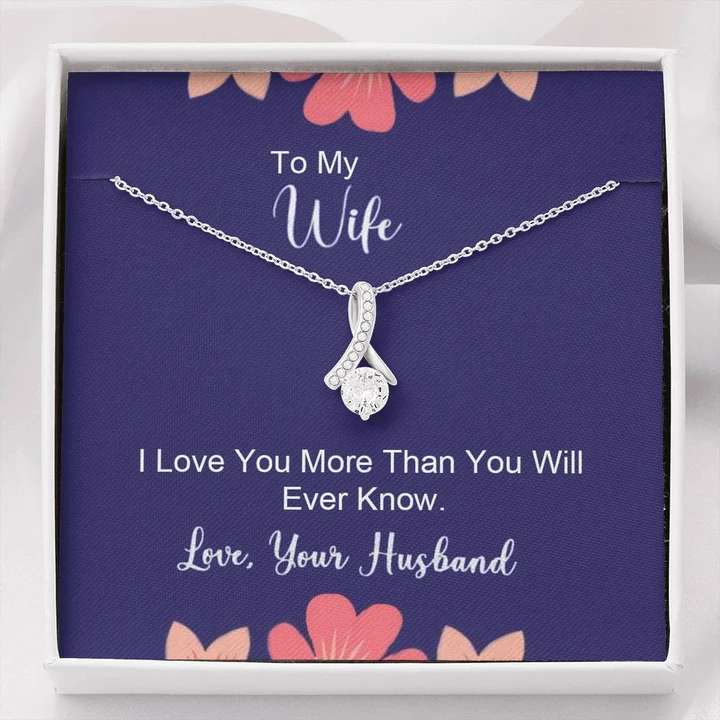 Special Romantic Gift For Wife - Pure Silver Pendant & Message Card | Combo Gift Box For Karwa Chauth Rakva