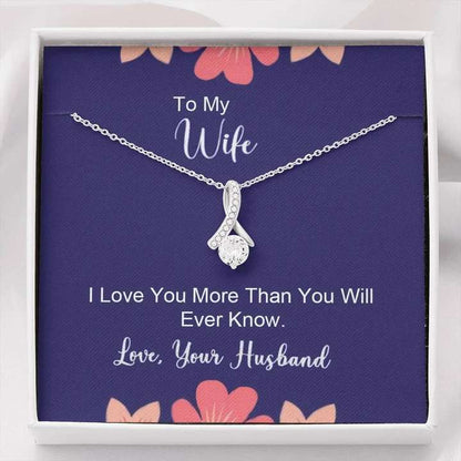 Special Romantic Gift For Wife - Pure Silver Pendant & Message Card | Combo Gift Box For Karwa Chauth Rakva