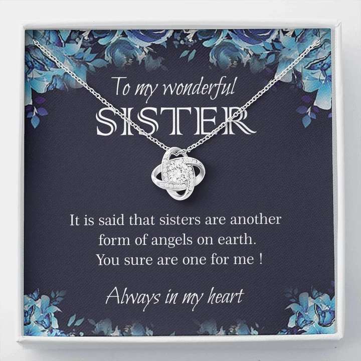 Special Sister Gift - 925 Sterling Silver Pendant Gifts for Sister Rakva