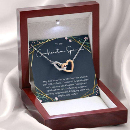Sponsor Confirmation Necklace, Confirmation Sponsor Gift For Women Gifts For Sponsors Religious Thank You Gift Rakva