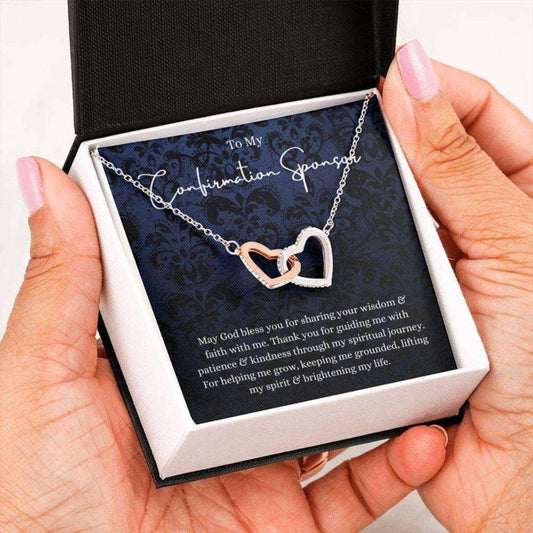 Sponsor Confirmation Necklace, Confirmation Sponsor Gift For Women Gifts For Sponsors Religious Thank You Gift Rakva