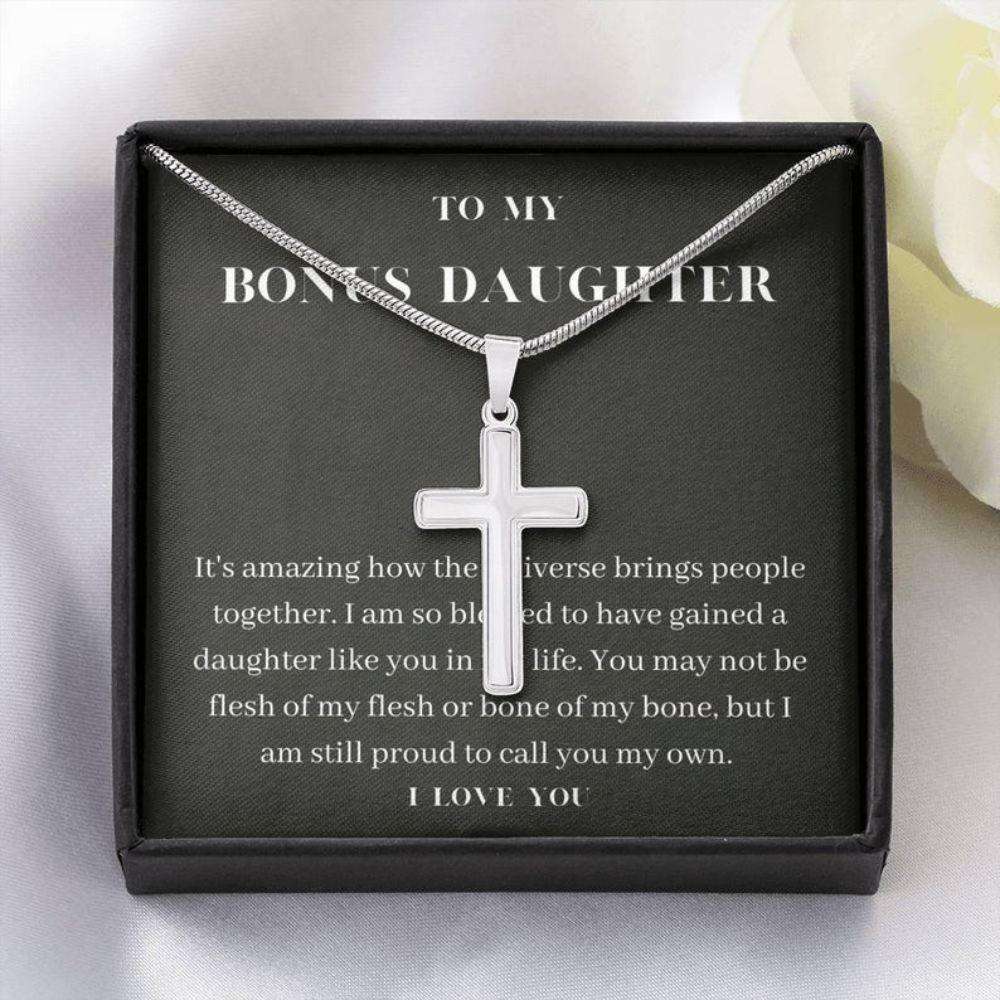 Stepdaughter Necklace, Bonus Daughter Necklace, Birthday Gift For Bonus Daughter Stepdaughter Christmas Dughter's Day Rakva