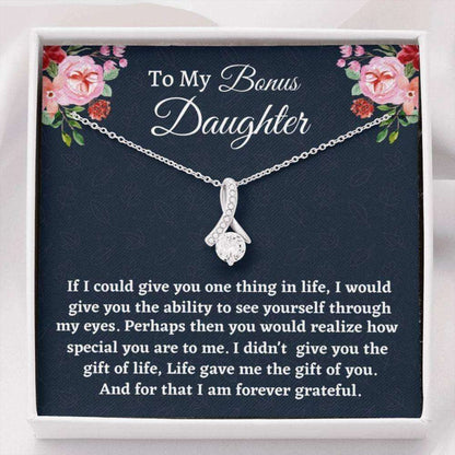 Stepdaughter Necklace, Gift For Stepdaughter, Bonus Daughter Gift, Necklace Birthday Gift From Stepmom Present For Stepdaughter Dughter's Day Rakva