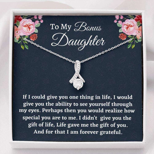 Stepdaughter Necklace, Gift For Stepdaughter, Bonus Daughter Gift, Necklace Birthday Gift From Stepmom Present For Stepdaughter Dughter's Day Rakva