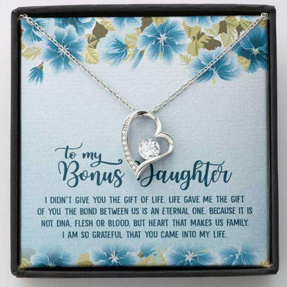 Stepdaughter Necklace, Unbiological Daughter Gifts, Bonus Daughter Necklace Dughter's Day Rakva