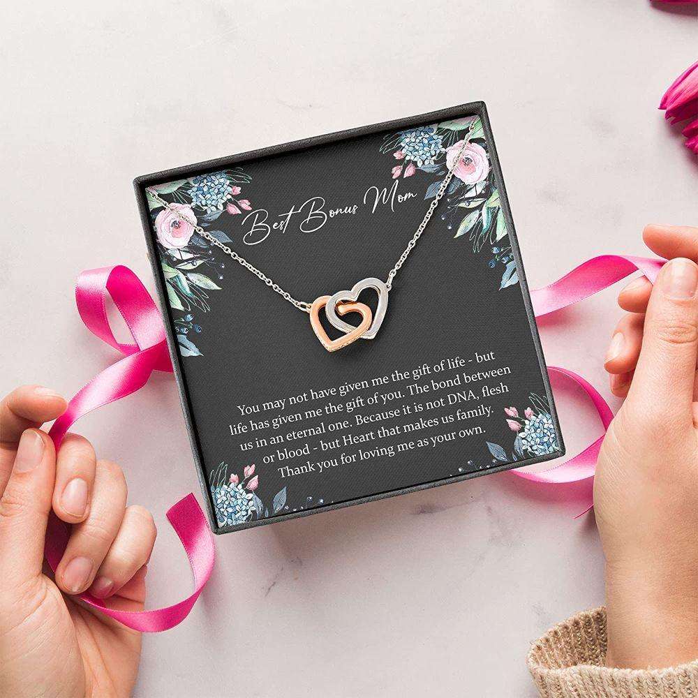 Stepmom Necklace, Bonus Mom Gift For Step Mom Necklace Mother Day Necklace Gift Gifts for Mother (Mom) Rakva