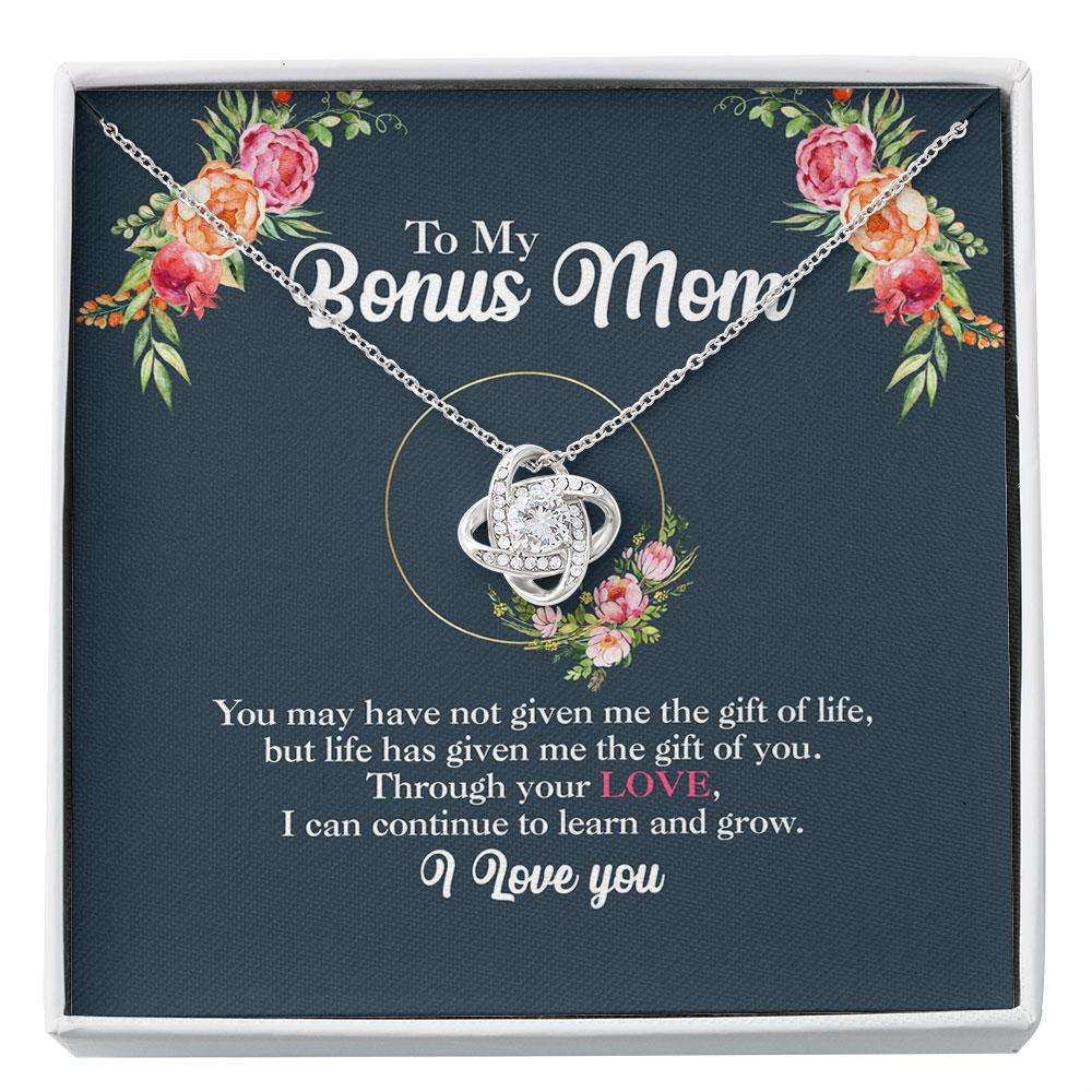 Stepmom Necklace, To My Bonus Mom, The Gift Of You, Bonus Mom Gift, Bonus Mom Necklace, Stepmom Gift From Bride, Step Mom Gift, Stepmom Custom Necklace Gifts for Mother (Mom) Rakva