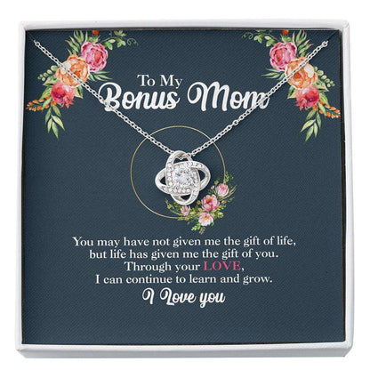 Stepmom Necklace, To My Bonus Mom, The Gift Of You, Bonus Mom Gift, Bonus Mom Necklace, Stepmom Gift From Bride, Step Mom Gift, Stepmom Custom Necklace Gifts for Mother (Mom) Rakva