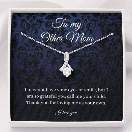 Stepmom Necklace, To My Other Mom Necklace, Mothers Day Gift For Stepmom, Bonus Mom, Second Mom, Wedding Gifts for Mother (Mom) Rakva