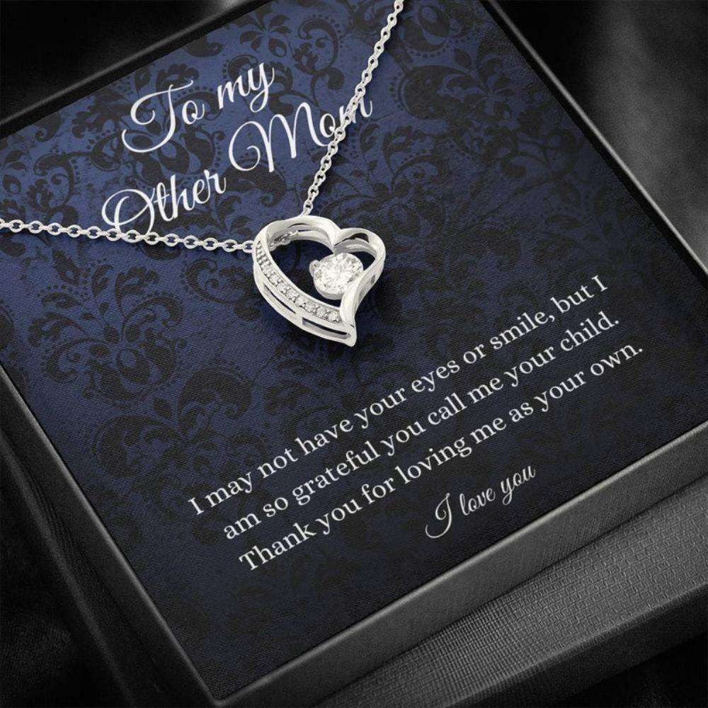 Stepmom Necklace, To My Other Mom Necklace, Mothers Day Gift For Stepmom, Bonus Mom, Second Mom, Wedding Gifts for Mother (Mom) Rakva