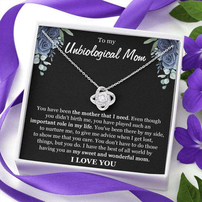 Stepmom Necklace, Unbiological Mom Necklace, Sentimental Gift For Bonus Mom, Adopted Mom Gift For Mother’S Day, Appreciation Gift For Unbiological Mom Rakva