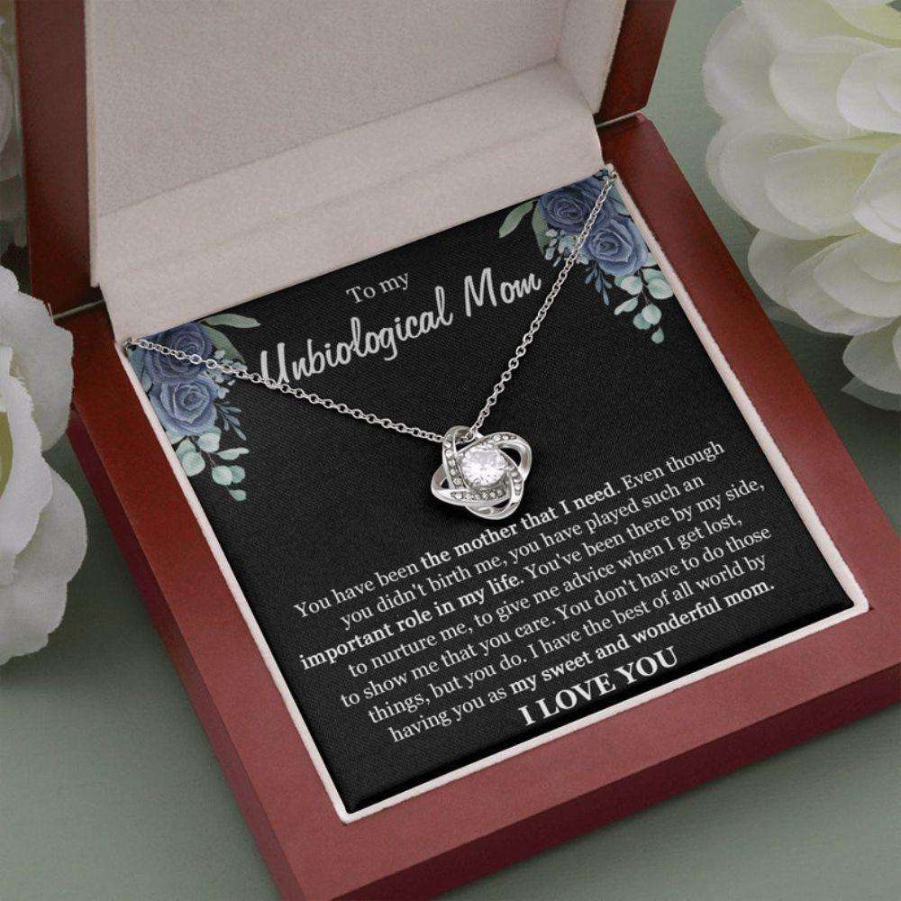 Stepmom Necklace, Unbiological Mom Necklace, Sentimental Gift For Bonus Mom, Adopted Mom Gift For Mother’S Day, Appreciation Gift For Unbiological Mom Rakva