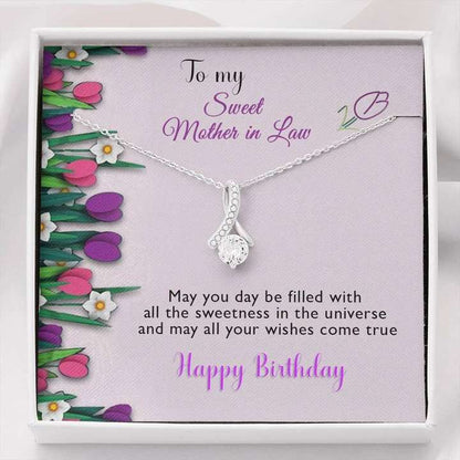 Surprise Birthday Gift For Mother-In-Law - 925 Sterling Silver Pendant Gifts for Mother In Law Rakva