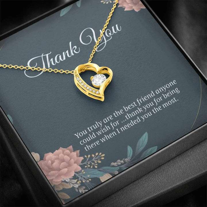 Thank You Gift For Best Friend Girl- 925 Sterling Silver Pendant Gifts For Friend Rakva