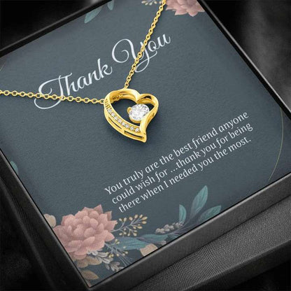 Thank You Gift For Best Friend Girl- 925 Sterling Silver Pendant Gifts For Friend Rakva