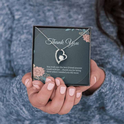 Thank You Gift For Best Friend Girl- 925 Sterling Silver Pendant Gifts For Friend Rakva