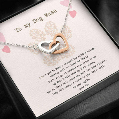 To My Dog Mama Gift, Until We Meet Again Necklace “ Loss Of Dog Memorial Gift Necklace Rakva