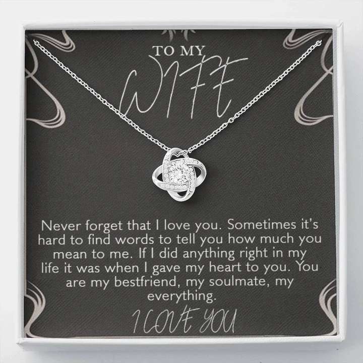 To My Wife - My Everything - 925 Sterling Silver Pendant For Karwa Chauth Rakva