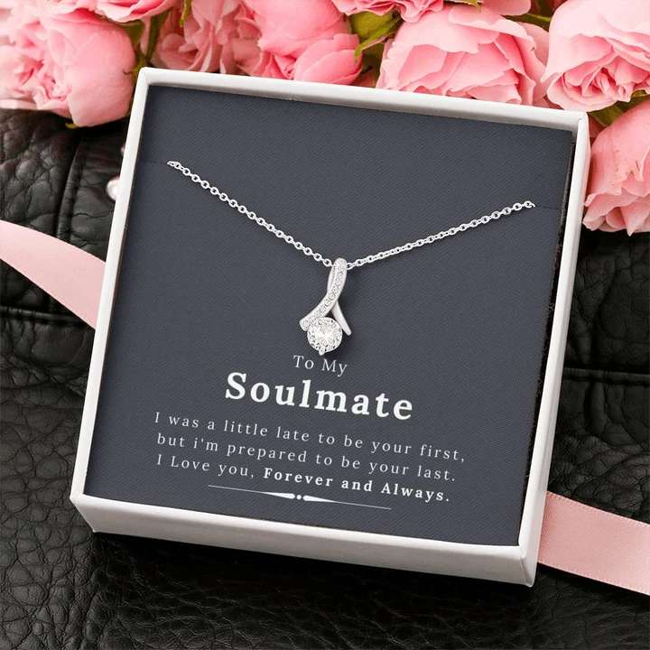 Unique Gift For Soulmate With Quote - 925 Sterling Silver Pendant Gifts For Friend Rakva