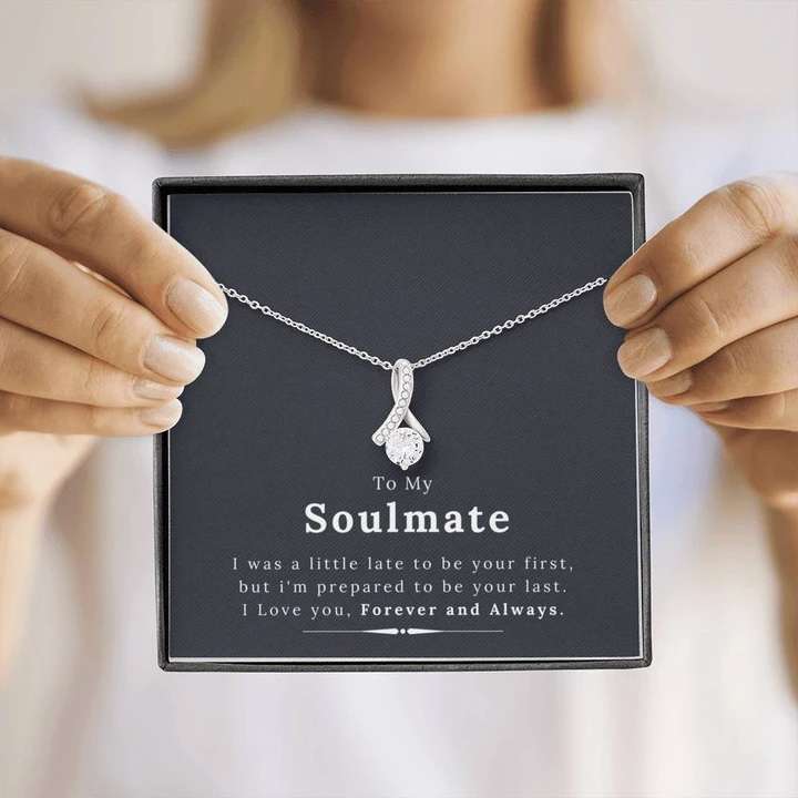 Unique Gift For Soulmate With Quote - 925 Sterling Silver Pendant Gifts For Friend Rakva