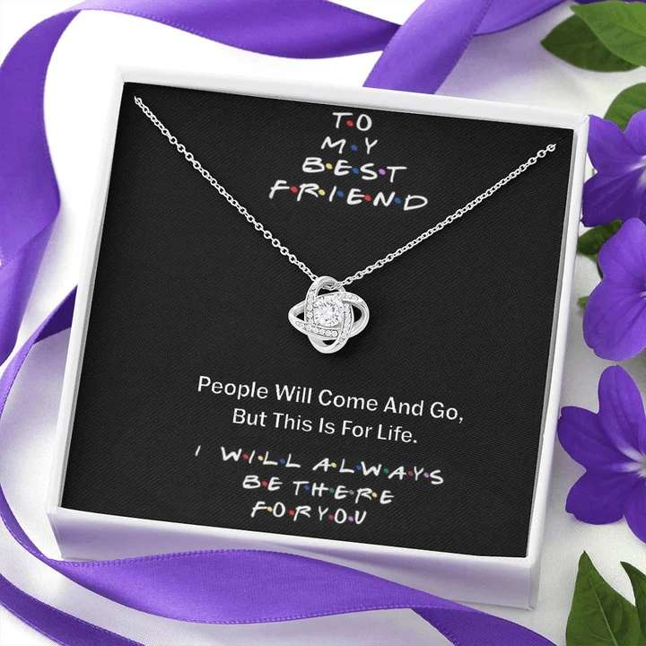Unique Gift Idea For Best Friend Female - Pure Silver Pendant & Message Card | Combo Gift Box Gifts For Friend Rakva