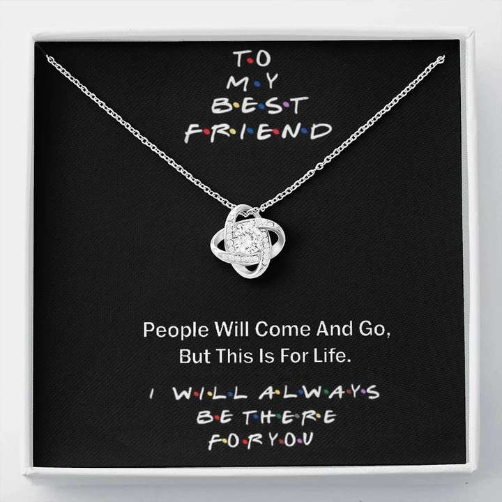 Unique Gift Idea For Best Friend Female - Pure Silver Pendant & Message Card | Combo Gift Box Gifts For Friend Rakva