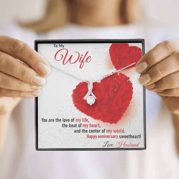 Unique Wedding Anniversary Gift For Wife - 925 Sterling Silver Pendant For Karwa Chauth Rakva